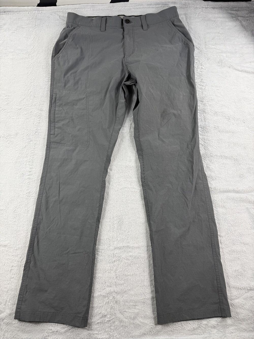Orvis Pants Mens Gray 36x32 Tech Stretch Performance Hiking Outdoor